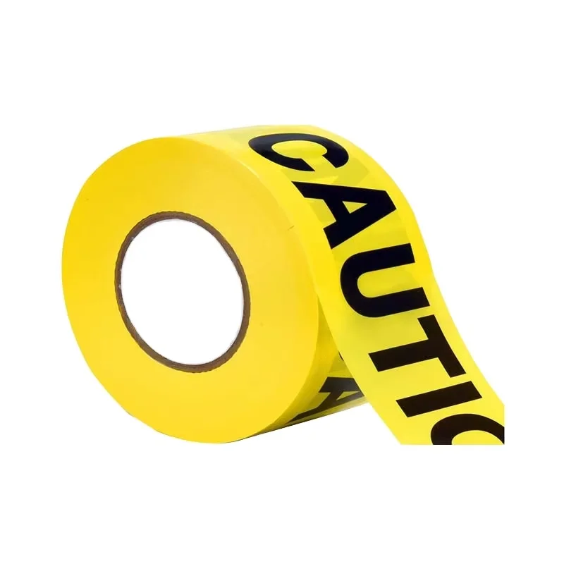 Pangda ODM Waterproof Resistant Safety Yellow Caution Tape for Hazardous Area Halloween Caution Tape Roll