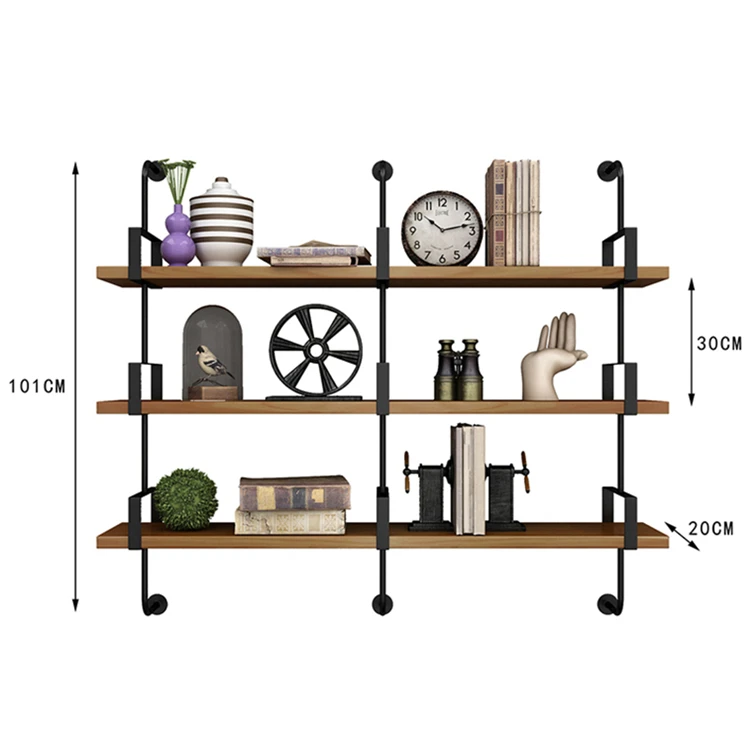 Factory Hot Sales Modern Industrial Metal Furniture Shop Stand Storage Shelf Rack