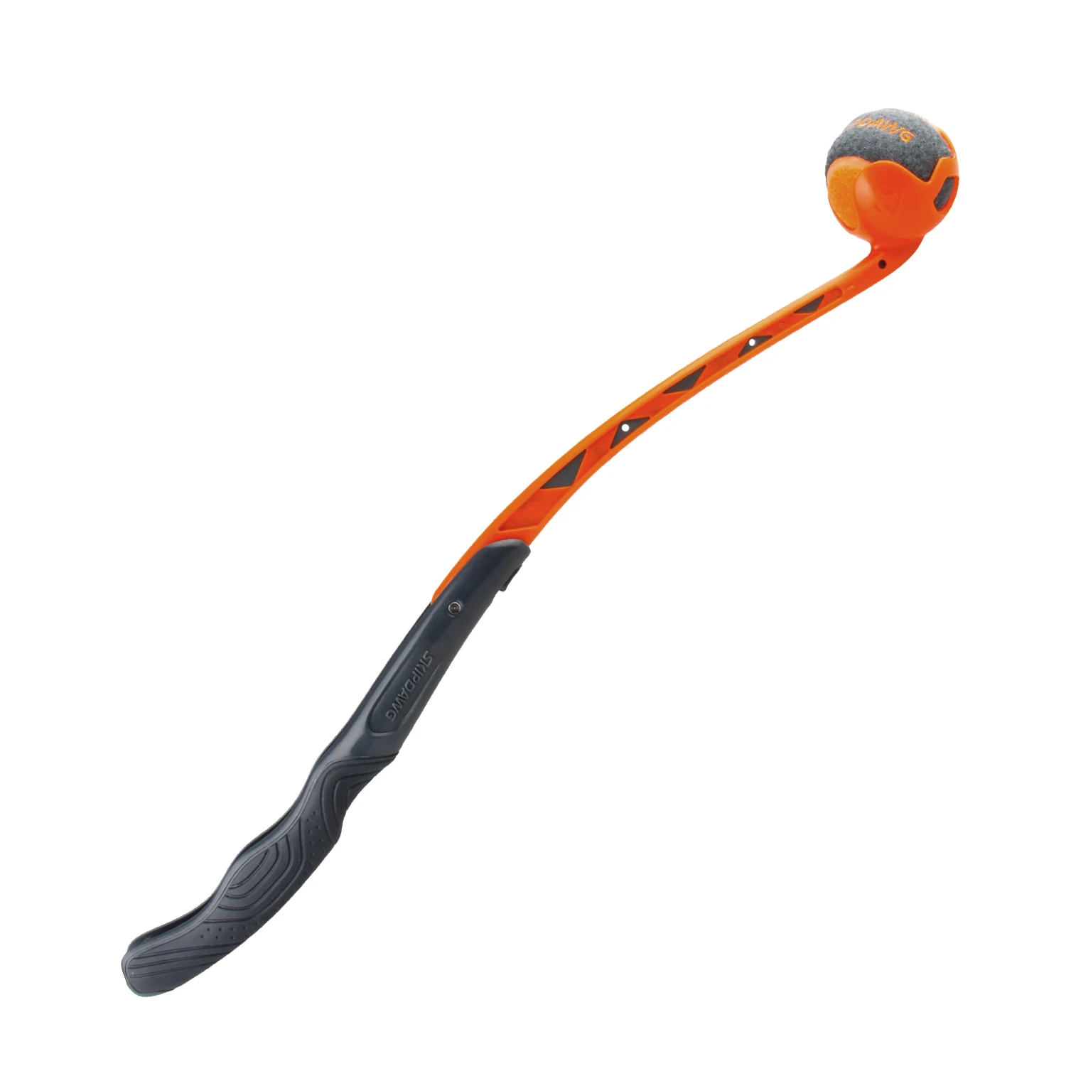 Skipdawg folding dog ball throwing launcher 18inch 24inch pet ball thrower with tennis ball Interactive dogs toys