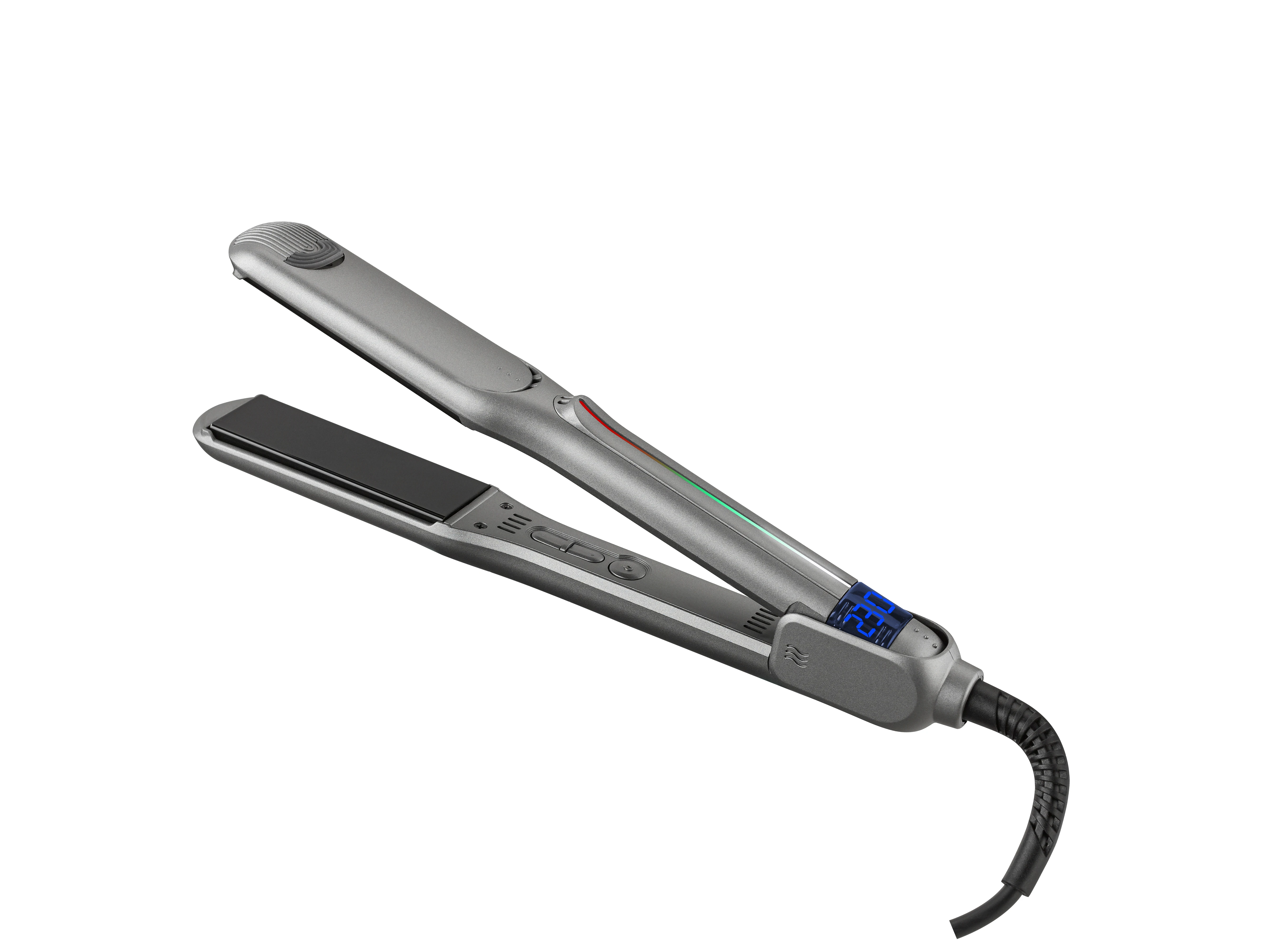 Newest Design 2 In 1 Hair Straightener Hair Curling Iron Brazilian 450 Degrees Hot Flat Irons