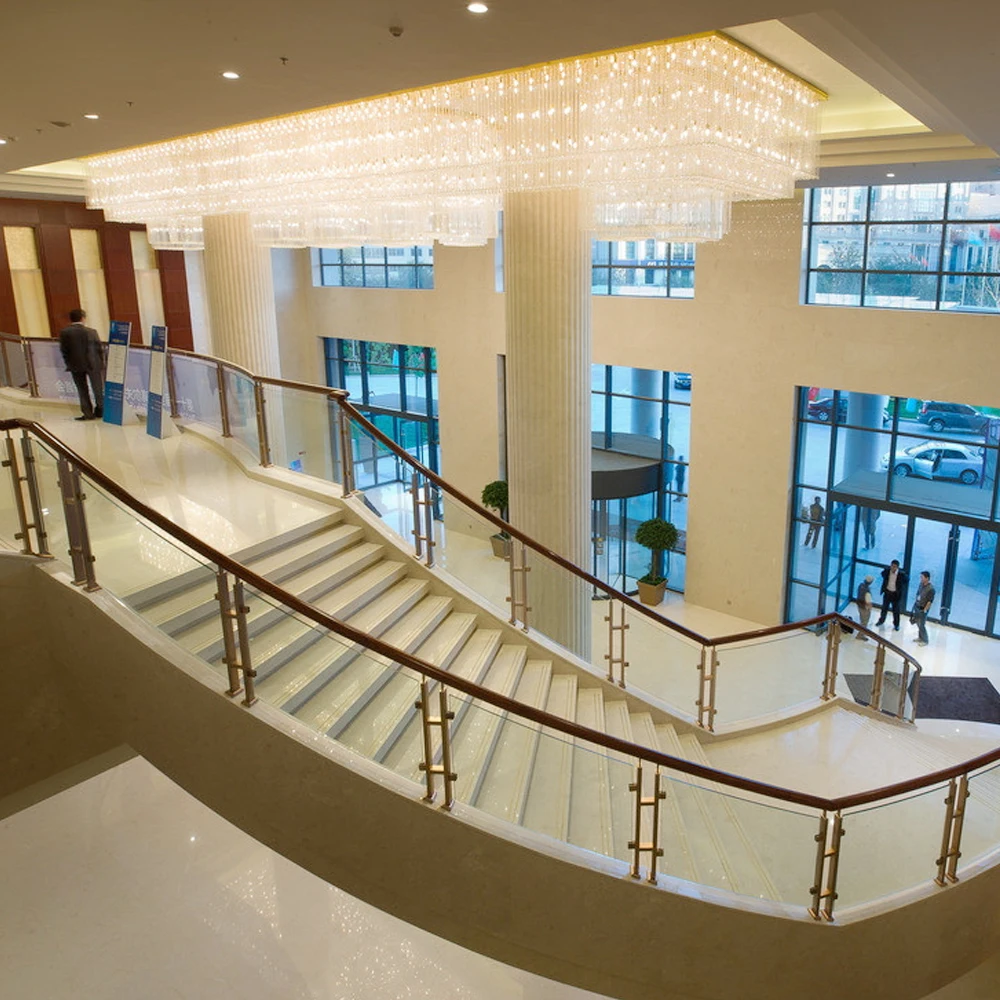 Balcony U Channel Aluminum Profile for Glass Railing