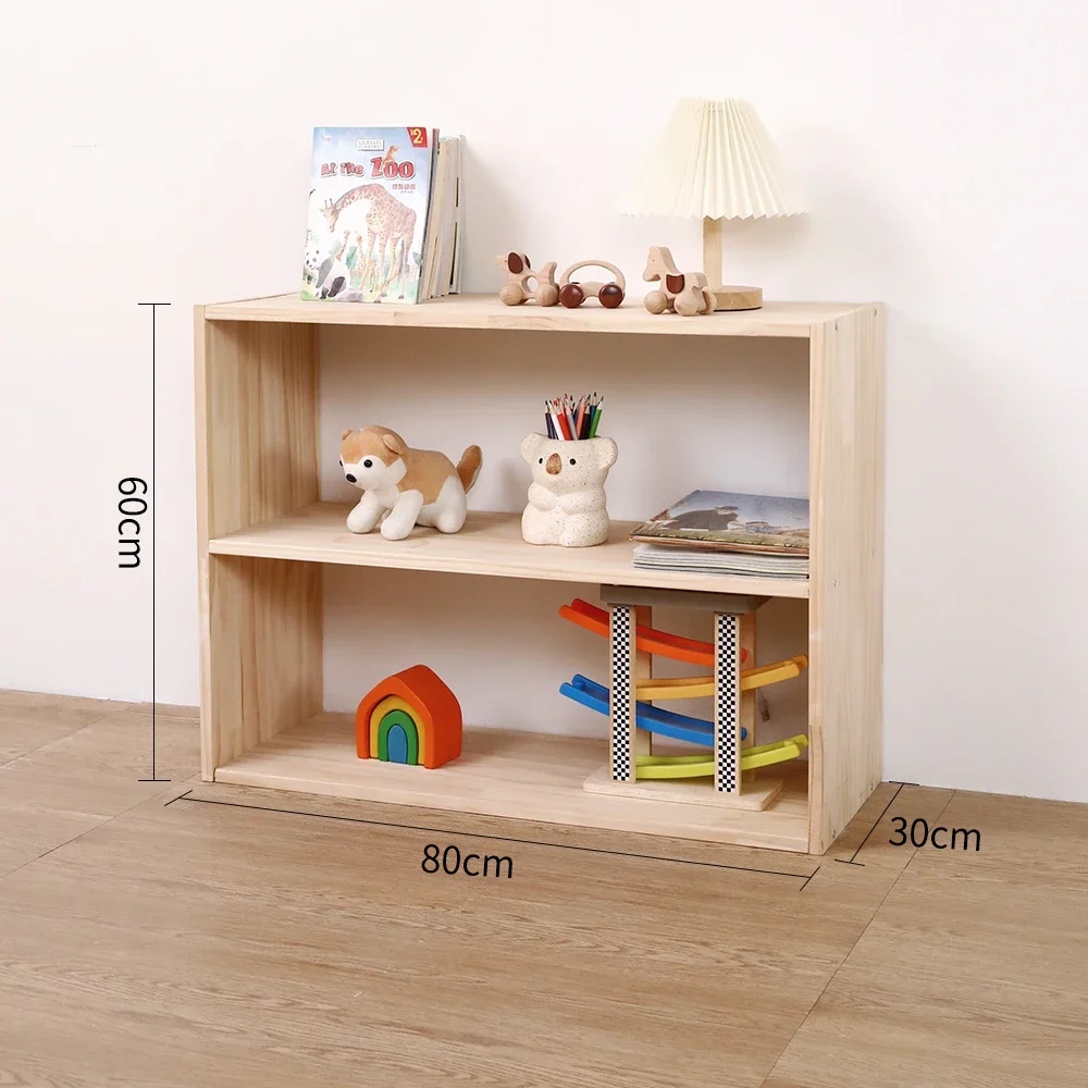 LM KIDS Kids Room Furniture Wood Children Toys Books Shoes Storage Shelf Combination Cabinet