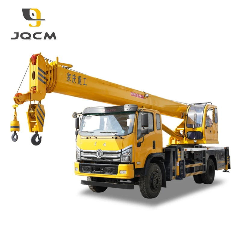 JQCM Truck Crane China Manufacturer Factory Sales 5/8/10/12/14/16 Tons 4x2 Wholesale Boom Crane Truck Crane