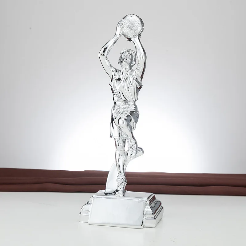 Character Soccer Trophy Outstanding Player MVP Soccer Championship World Cup Match Resin Electroplating Champions and Asian Seas