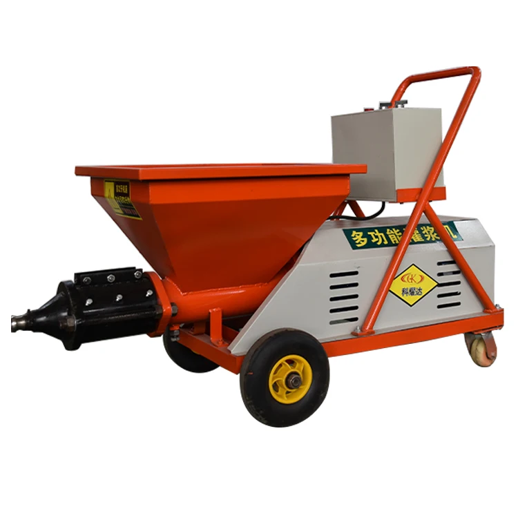 Multi - function mortar spraying machine large flow interior and exterior coating aircraft Door and window gap grouting machine