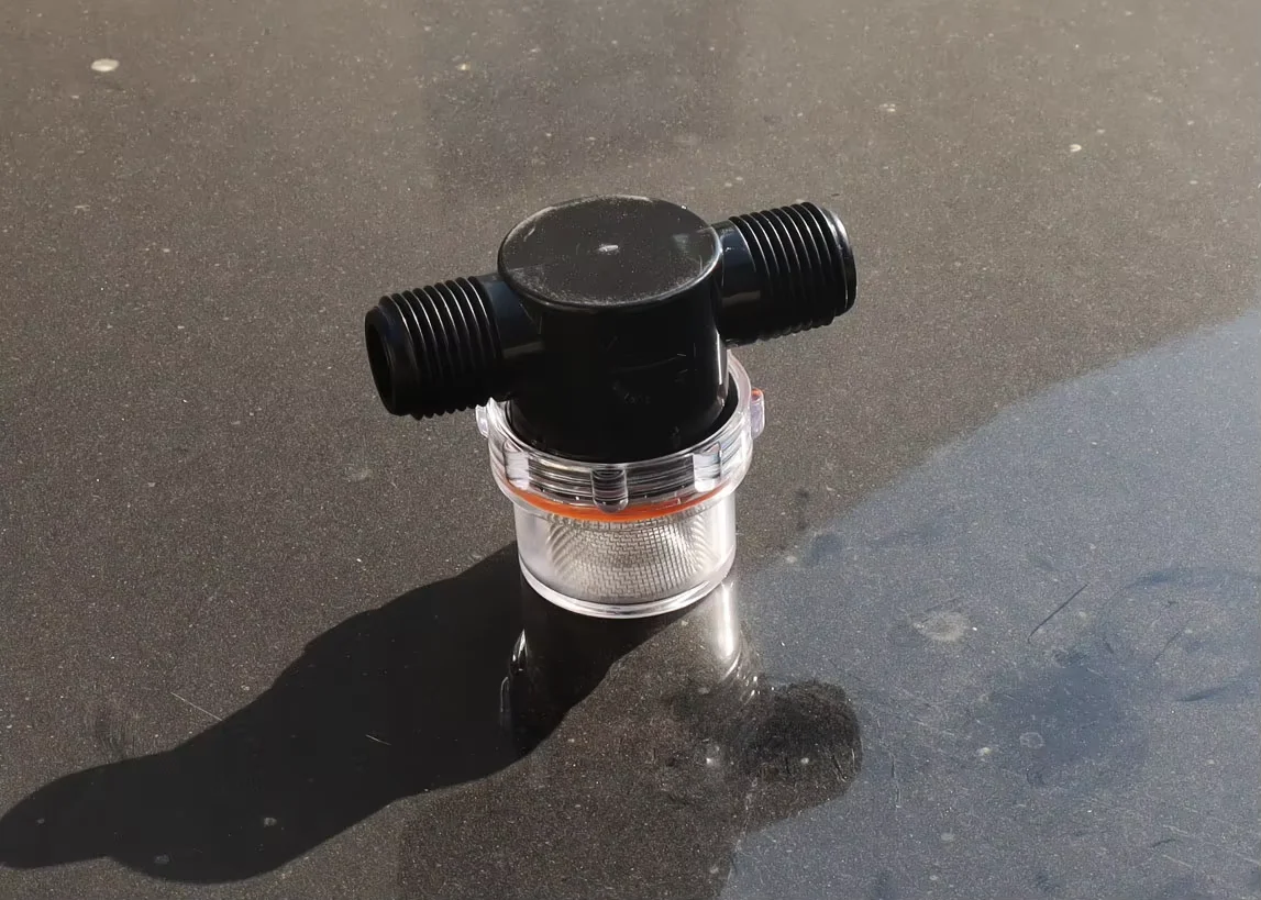 Plastic Small Inline NPT Water Treatment Prefilter 304 Stainless Steel Mesh Inlet Outlet Strainer for Agricultural Use
