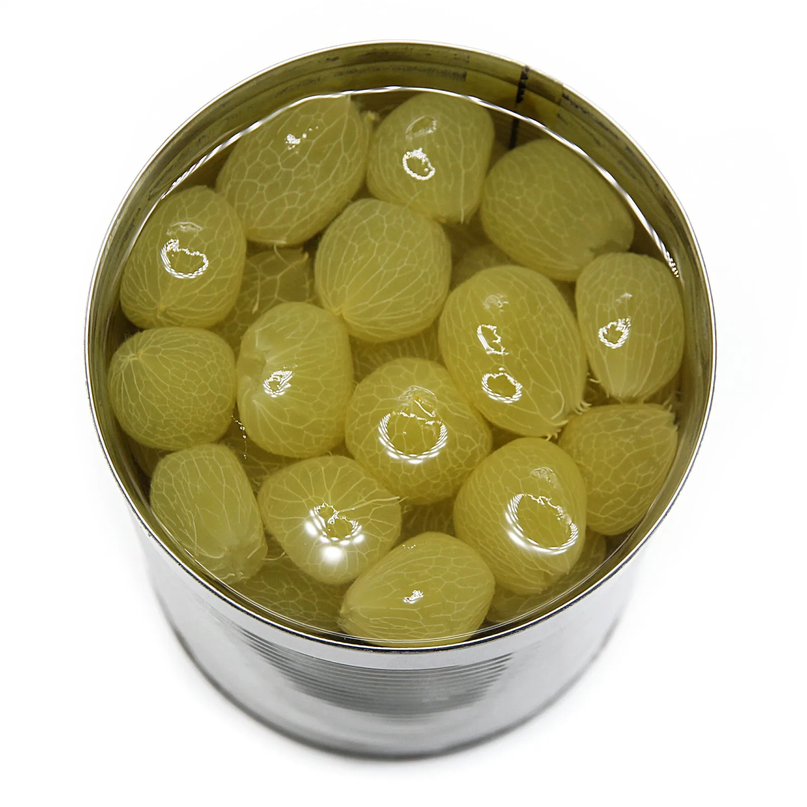 canned peeled grape whole fruit syrup pulp