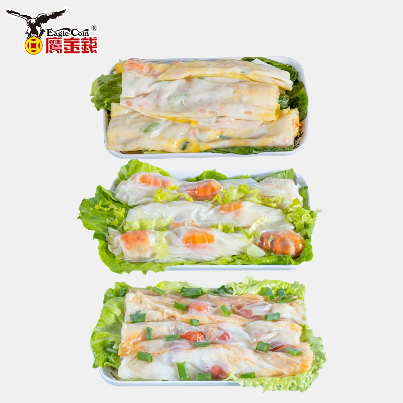 Мгновенная еда сборная закуска игрушка димсум поставщик продуктов рисовые рулоны для завтрака с креветочкой на