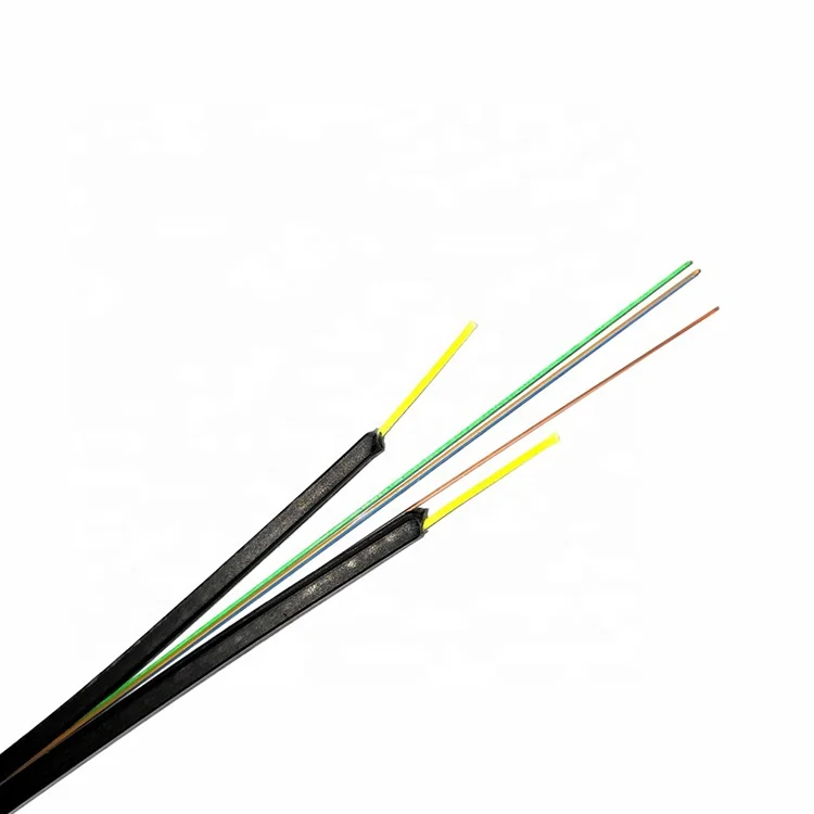 FTTH Low Bend 4 Core G.652D FRP LSZH Low Bend Drop Fibre Optic Cable