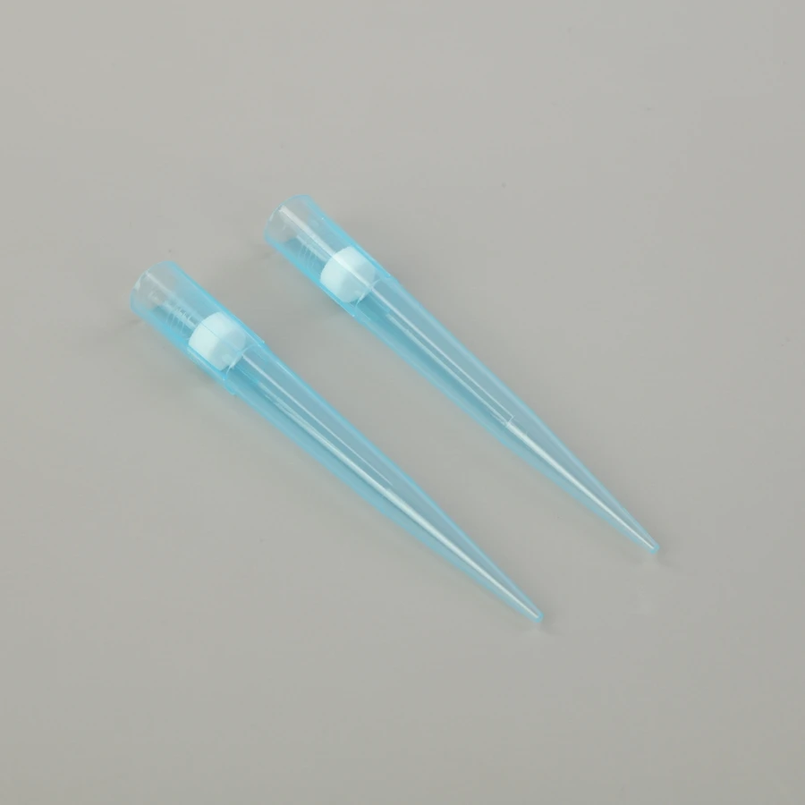 Laboratory Universal  Disposable Thin Tip Plastic 10ul 20ul Sterile Pipette Tips With Filter