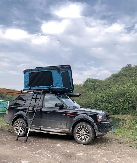 Travel Folding Aluminum 4 Person Car Roof Top Tent Mini truck bed overland camper
