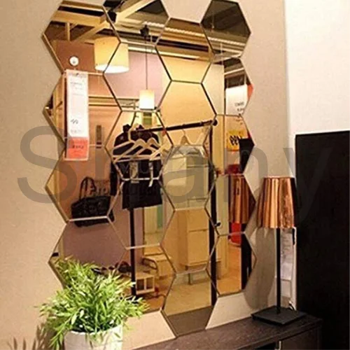acrylic sticker mirror for bedroom wall stickers with low price