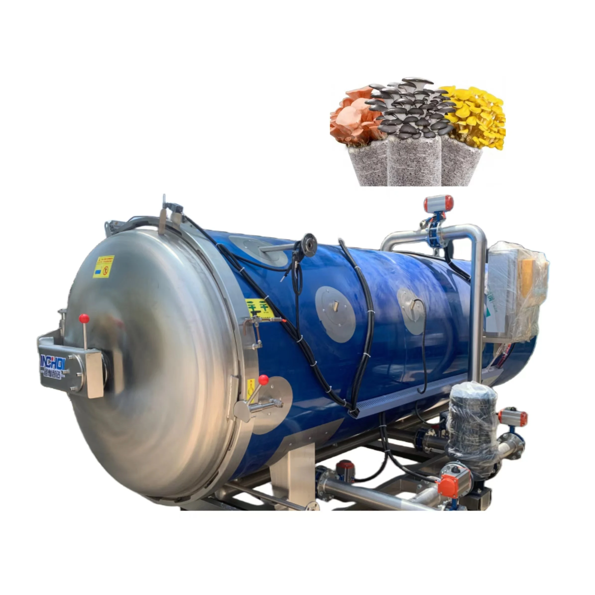 Fully Automatic/Semi-automatic Steam Retort For Palm Fruit/Mushroom Bun/Strain Culture Sterilization/Autoclave