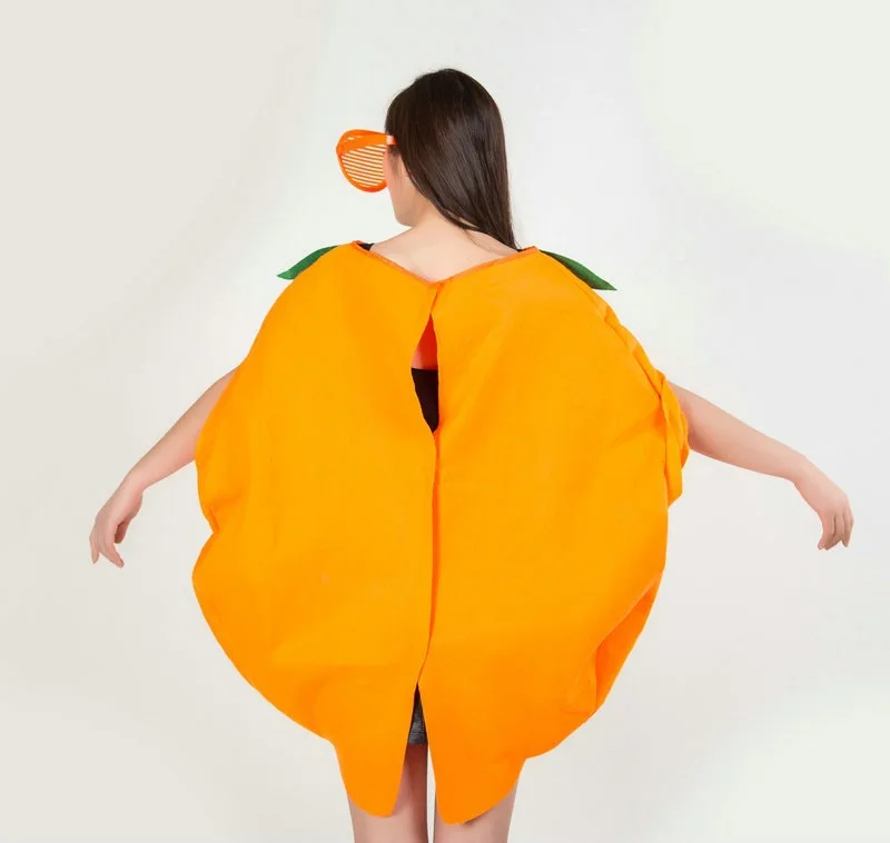 Halloween pumpkin costume children adult game performance costume pumpkin clothes parent-child costume