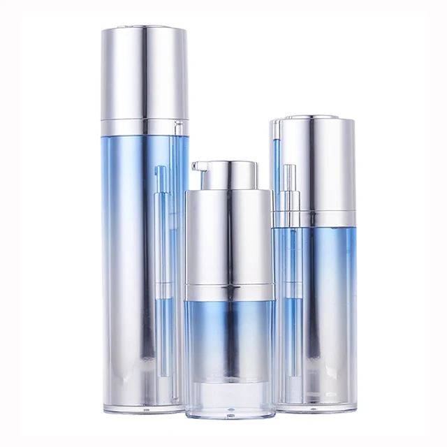 Acrylic Skincare Cosmetic Airless Dispenser Twist Lotion Pump Bottle
