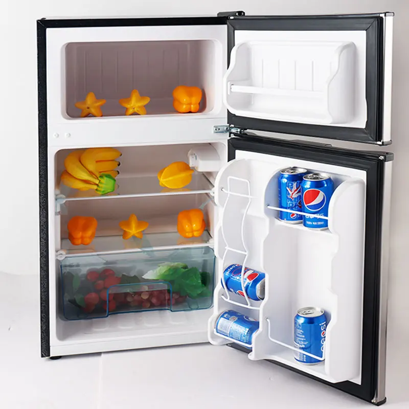 BCD-89 the Most Popular Hotel Home Rfridge Freezer Double Door Refrigerator