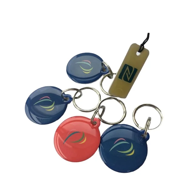 RFID NFC entrance guard card tag door access control card with key chain