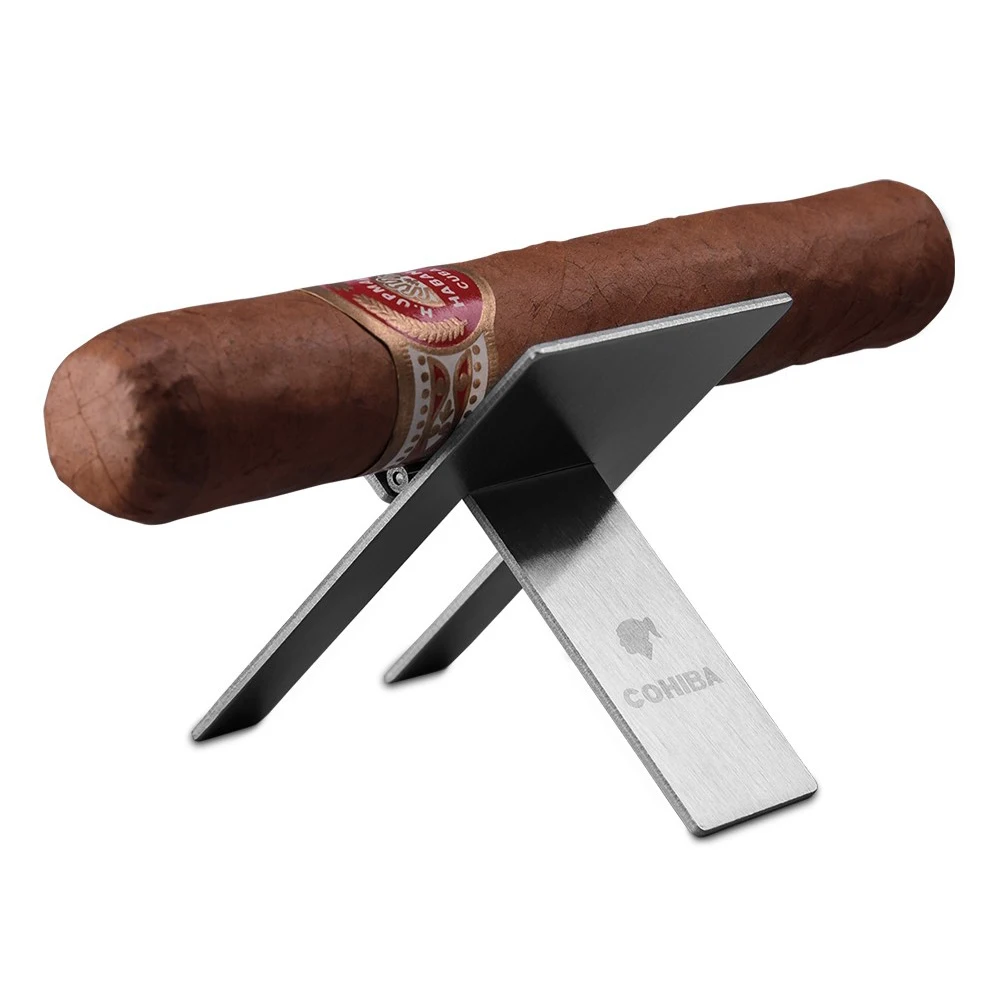 Cohiba Foldable Stainless Steel  Cigar Holder For Cigar Displaying