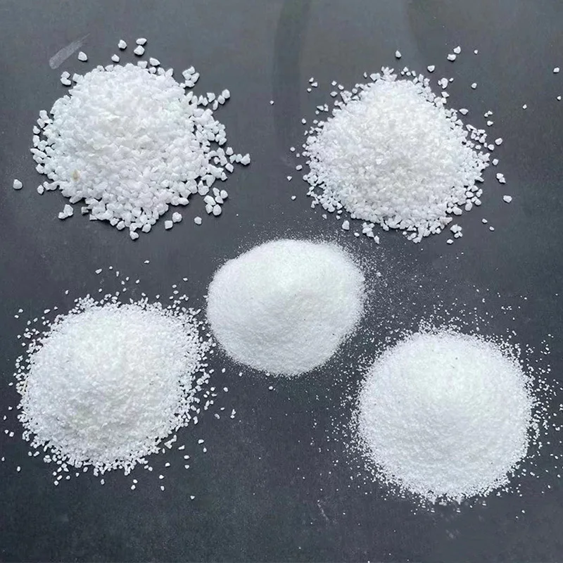 High Purity Silica Sand Crafts for Glass Production and Manufacture of Terrazzo Sandblasting with Colored Glass Sand Beads