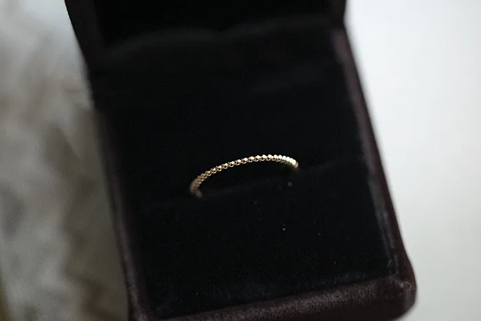 French niche ins index finger ring joint element ring titanium steel 18k gold plated ring