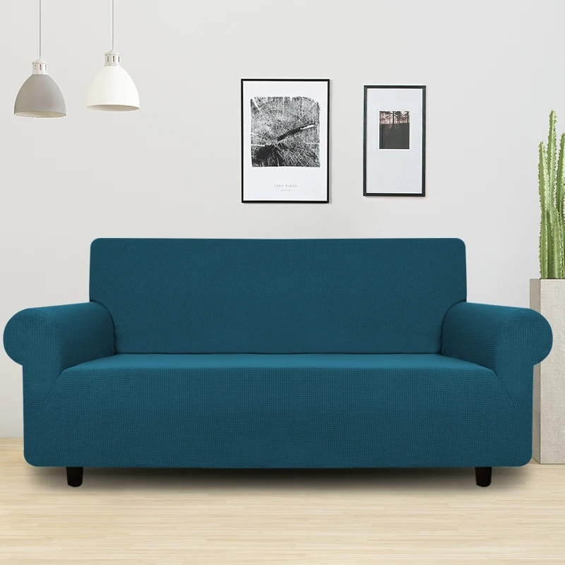 Эластичный чехол для дивана Loveseat кушетки моющийся протектор мебели с эластичным дном Нескользящие Чехлы на