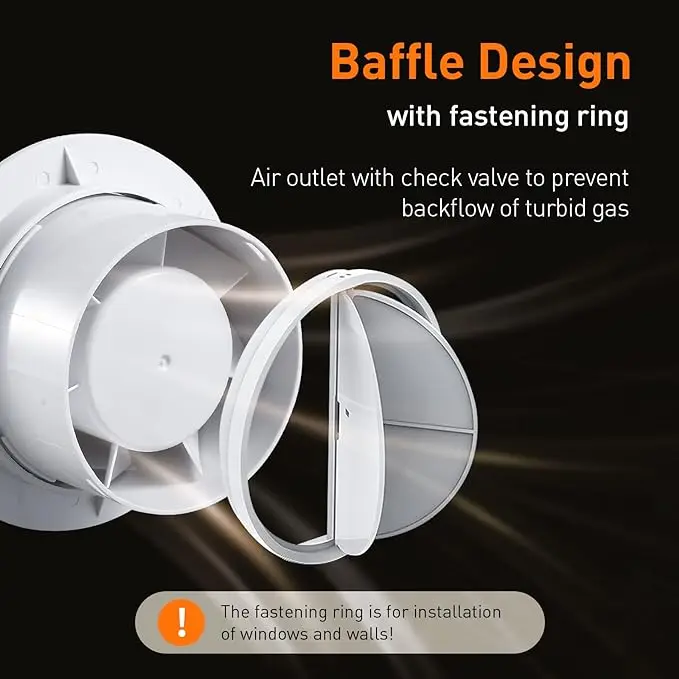 Fan Manufacturer Own Brand Low Noise Air Venting Wall Mounted Humidity Sensor Exhaust Fan For Kitchen Bathroom