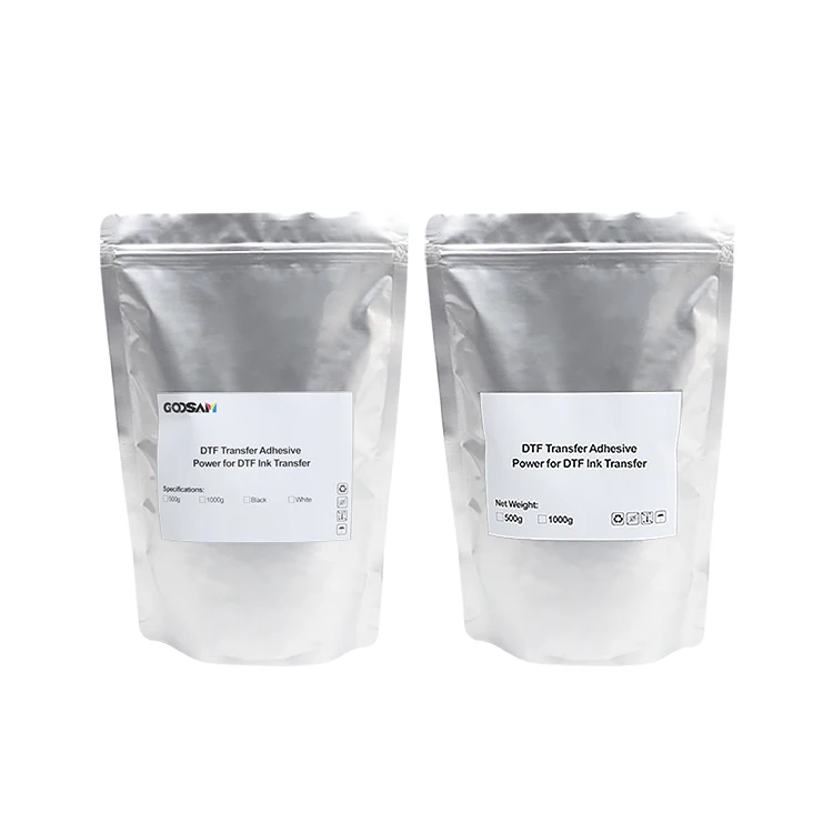 Premium 0-80 Microns Breathable Heating Transfer 500G Adhesive Hot Melt Hotmelt White TPU DTF Powder For DTF Printer Printing