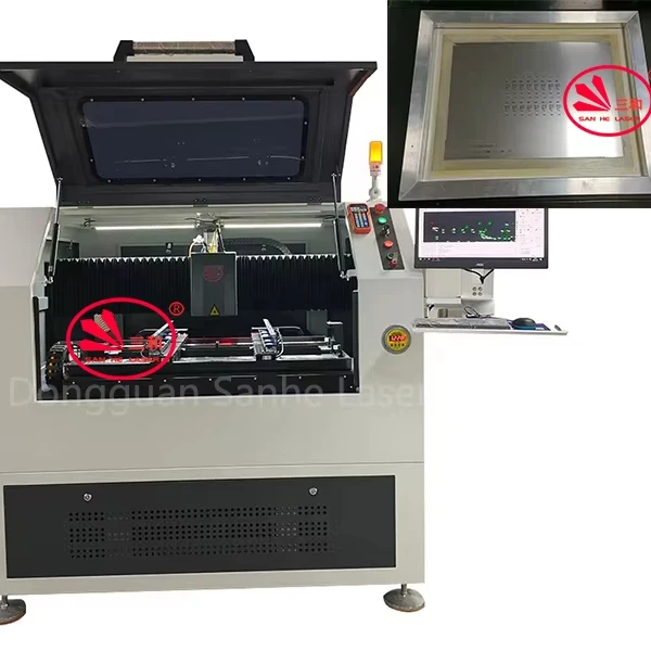 SMT Laser Stencil Cut Machine High Speed And High-Precision PCB Template fiber metal laser Cutting Equipment Precise And Stable