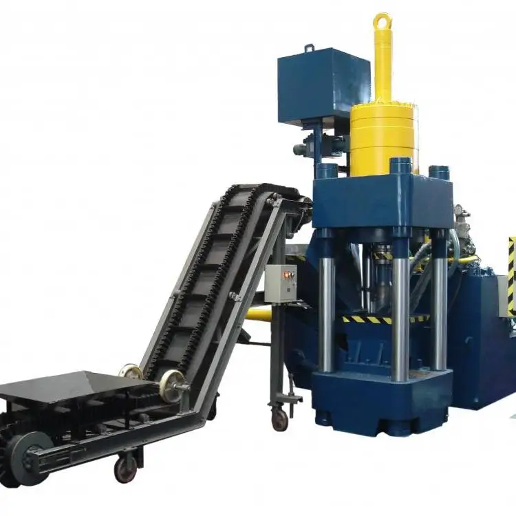 hydraulic aluminium briquetting press/vertical metal briquette press