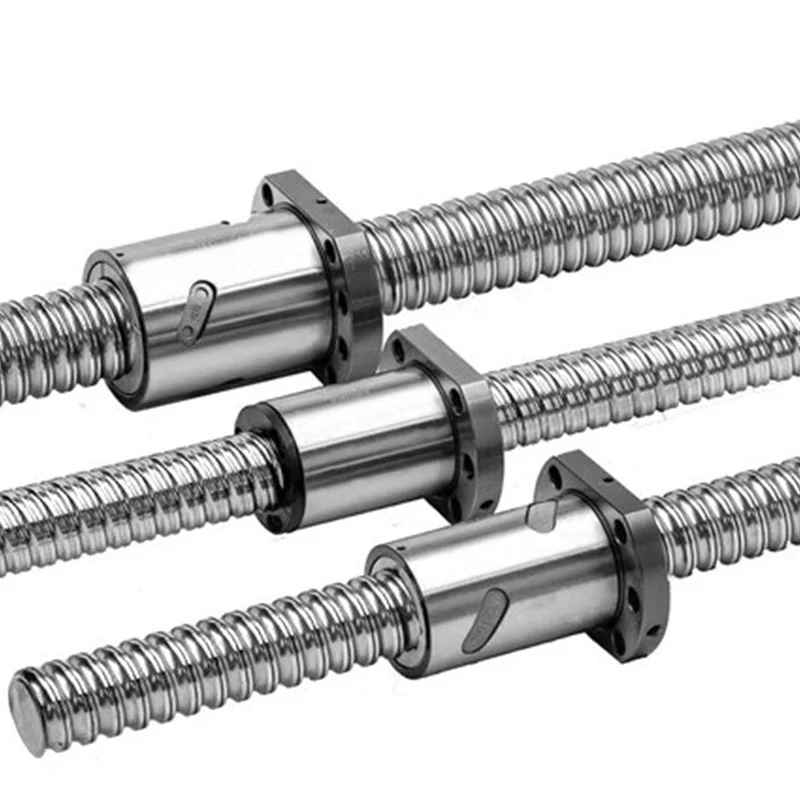 Hot selling C5 C7 grade cold rolled Linear ball screw nut assembly SFI1605 CNS ball screw set ball screws