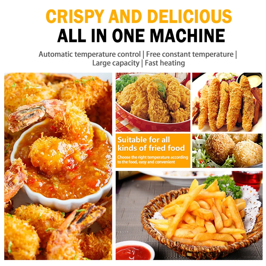 Continuous Frying Machine / Fryer for French Fries / Continuous Fryer for Potato Chips