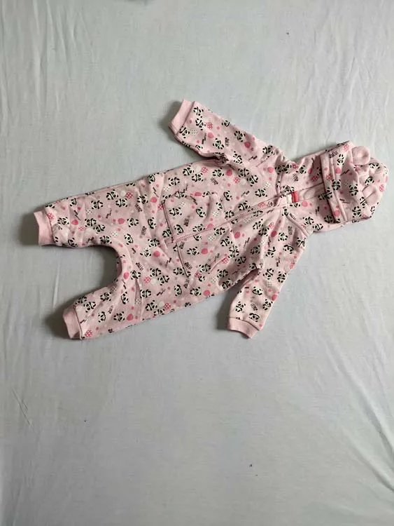 
Factory directly supply Infant hooded one-piece printed climbing suit 