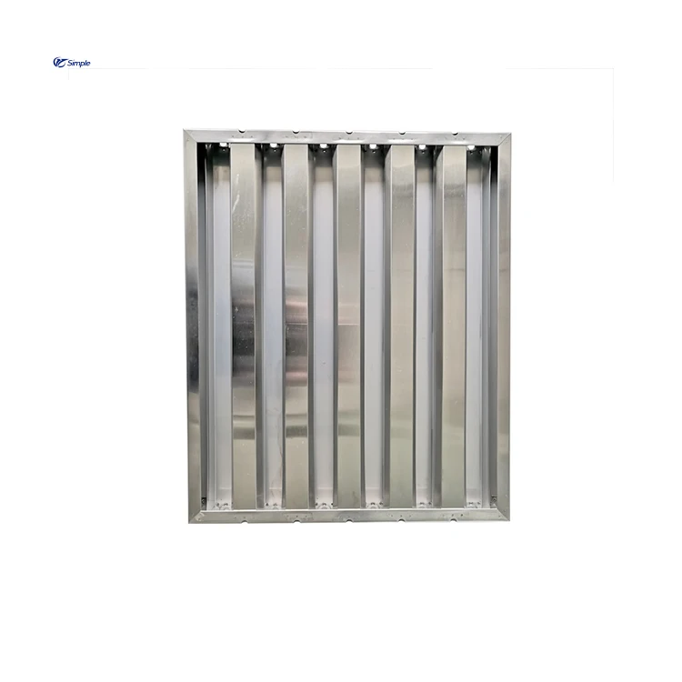 Heavy duty natural gas strainers grease filters for cooker hoods