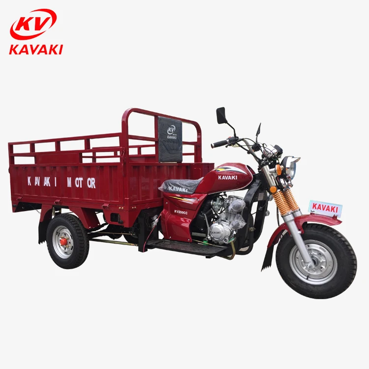 Модный дизайн 200cc двигатель на бензине большой емкости грузовой трехколесный велосипед с 3 колесами в
