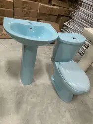 Двухкомпонентный унитаз twyford, Гана, розовый/синий цвет, круглая форма, s/p, ловушка, керамическая, Бангладеш, цена, сантехника, унитаз