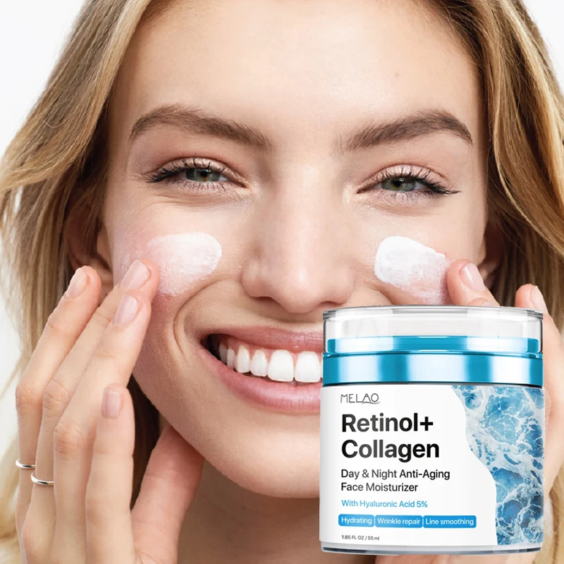 Hyaluronic Acid hydrating Anti Wrinkle Men And Women Anti-Aging Day Night Neck Face Moisturizer Retinol Collagen Cream