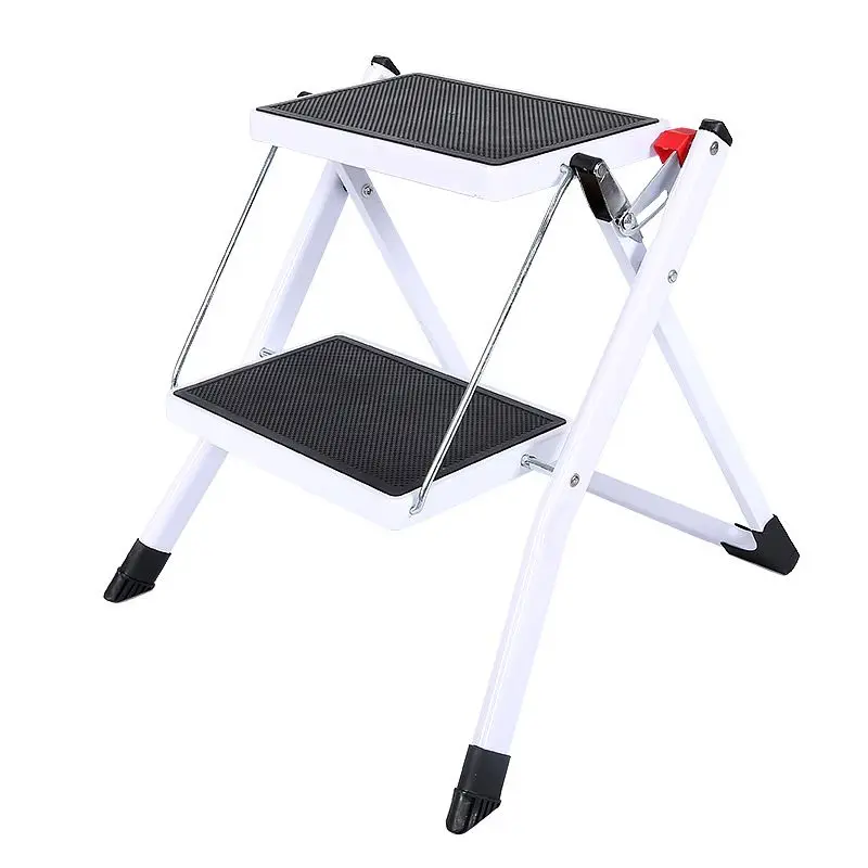 Two-step ladder folding step stool