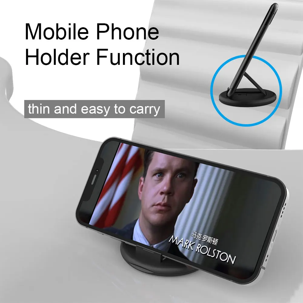 Multi Functional Urban Survival Card 6 in 1 Charging With Phone Holder SIM Kit Memory Card Slots Built-In Cable Card