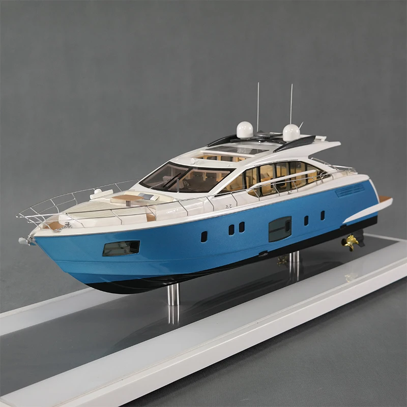 Ремесла ручной работы из пластика с изображением Sunseeker Princess другие бренды яхт подарок катание на лодках 75 см Рива модель яхтенного корабля