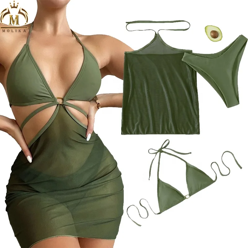 2022 Luxury Brand Designer One Piece Swimsuit Famous Brands Thong 3 Piece Bathing Suit Girl Bikini Beachwear Swimwear Swimsuit