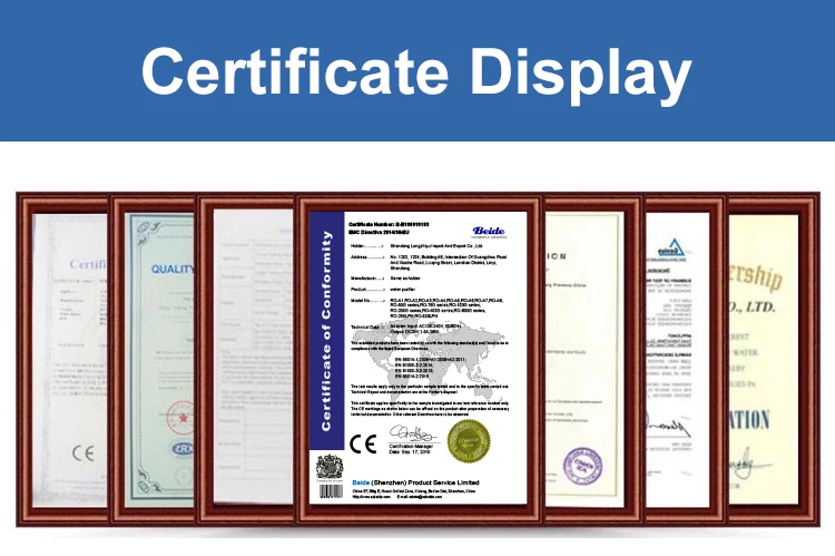 250LPH 500LPH ro drinking water treatment plant RO reverse osmosis water filter machine