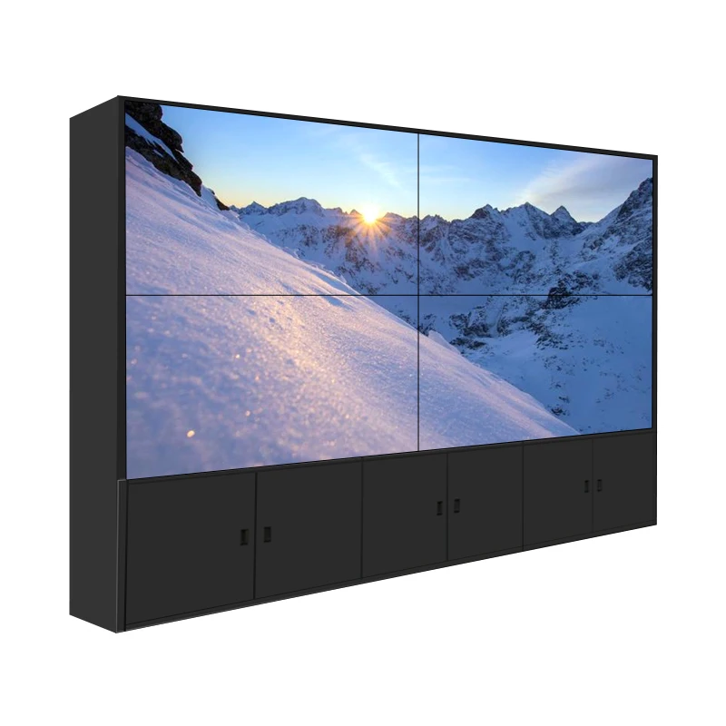 55 inch 3x3 DID 4K Video Wall Panel Controller Advertising Screen Display Splicing Screen Indoor Ultra Slim LCD Video Wall