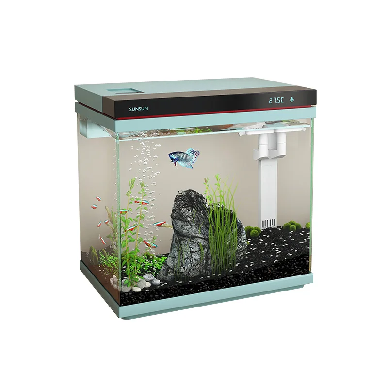 Eco-friendly Fish Tank Coffee Table Aquarium Table Square Fish Tank Goldfish Tank Aquarium with Cover