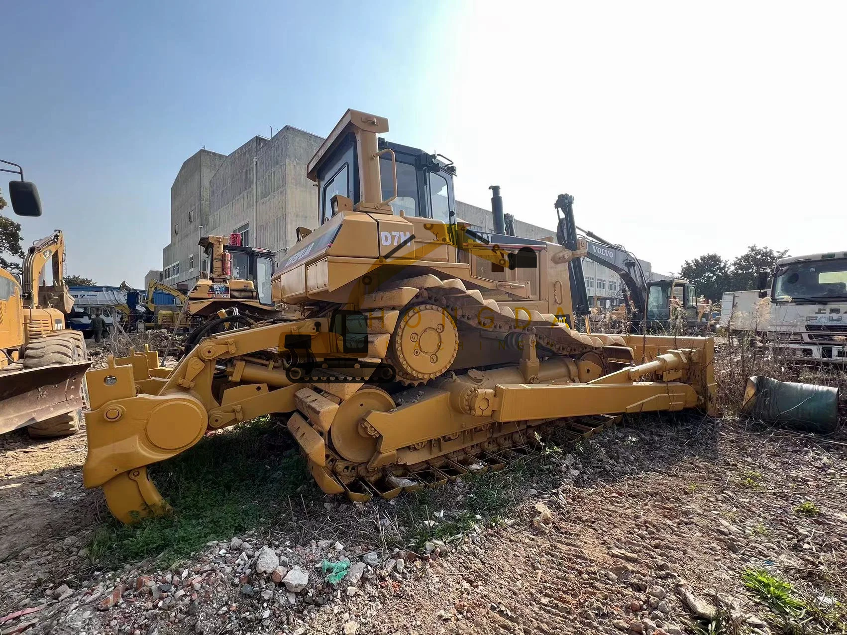 Chinese Used Machinery Parts Caterpillar D7H Dozer Bulldozers Price for Sale