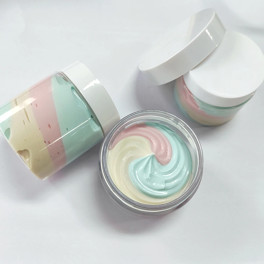 Natural Organic Skin Care Body Lotion Whitening Rainbow Raw Shea Butter Moisturizing Body Lotion