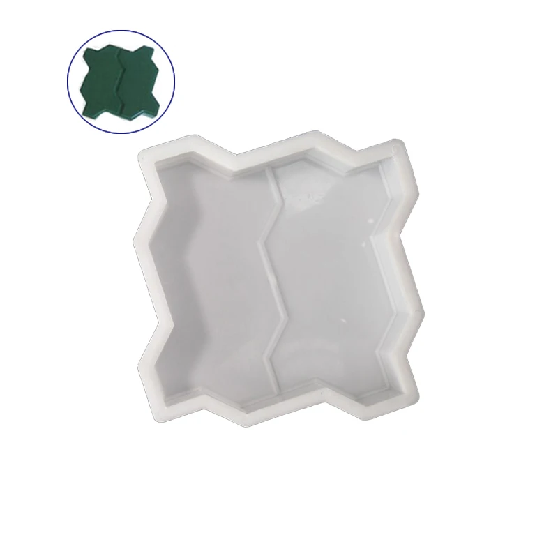 High Quality  Reinforced Polypropylene square Paving Brick Cement Prefabricated Block Mold