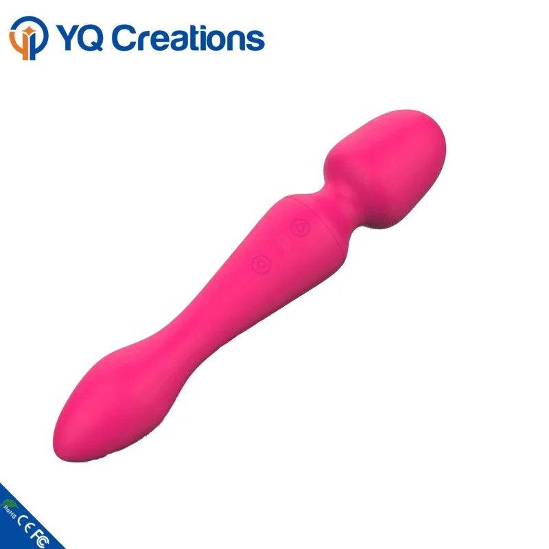 New Arrivals Sex Toy  Heating  Dual Motor Vibrator Rechargeable  Wand Massager