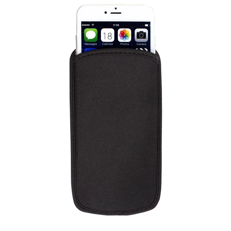 Universal Cell Phone Sleeve Slim Neoprene Shockproof Phone Case Pouch EMF Blocking Phone Case Pouch