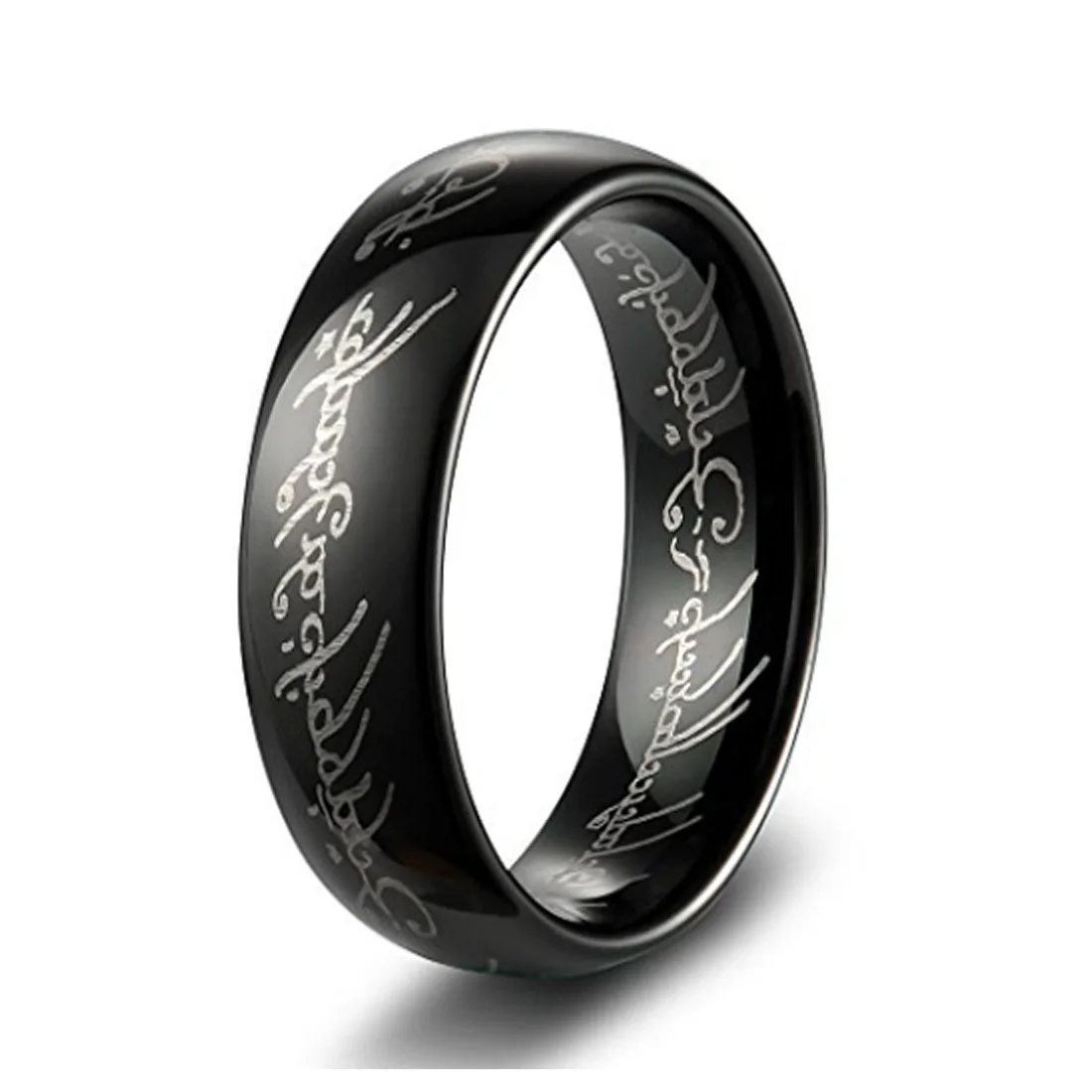 ring 8mm classical magic Cheap wholesale custom men stainless steel jewelry rings