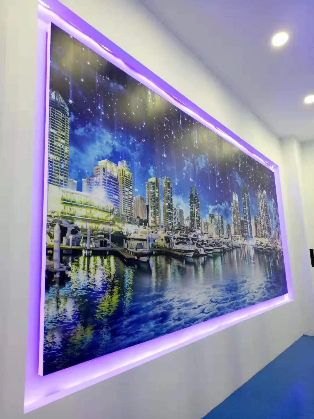 Indoor Outdoor Home Decal High Resolution 3D Wall Mural Printing Machine